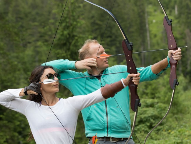 Bogenschießen im 3D-Jagdbogenpark in Flachau